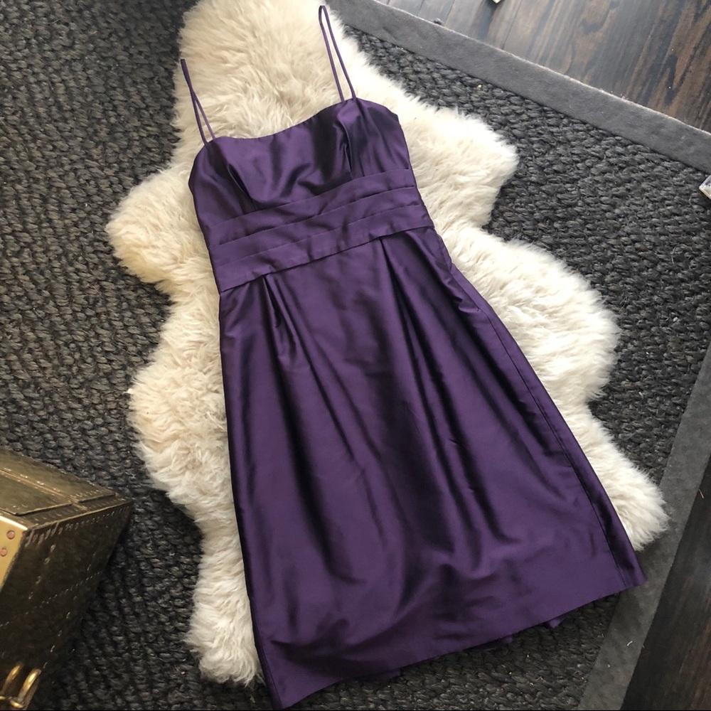 Moschino Purple Silk Dress